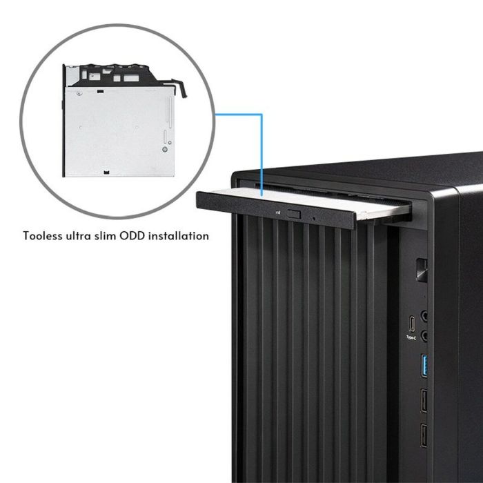 Caja Semitorre ATX Chieftec BS-20B-OP Negro 4 Caja Semitorre ATX Chieftec BS-20B-OP Negro 4