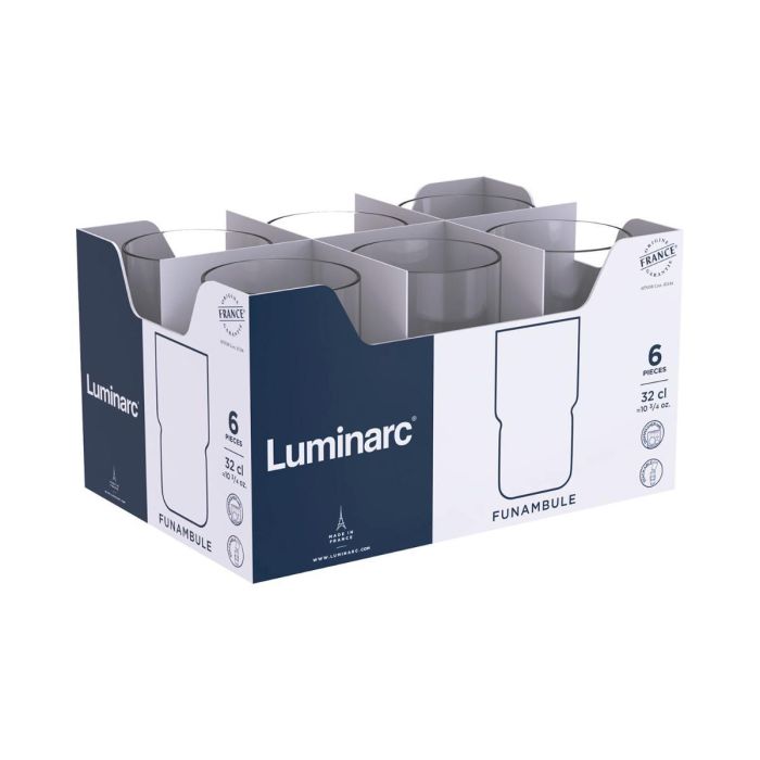 Luminarc Funambule Vaso Alto de Vidrio Transparente 32 cL 4