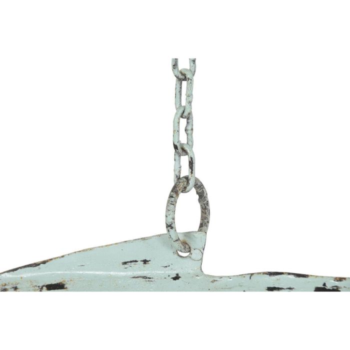 DKD Home Decor Metal fishes 2c24 Pez Portavela Decorativo Azul Celeste Metal 63 x 46 x 9 cm 3