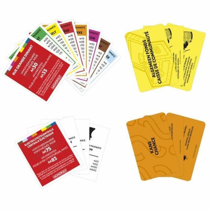 Monopoly HASG0009101 Juego de Mesa Clásico, Caja Almacenamiento, Peones Grandes, 2-6 Jugadores, +8 Años, Versión FR 2