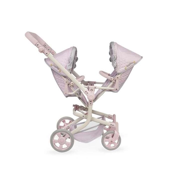 Silla gemelar plegable -novedad - multiposicion para muñecas de hasta 52 cm. 4 Silla gemelar plegable -novedad - multiposicion para muñecas de hasta 52 cm. 4
