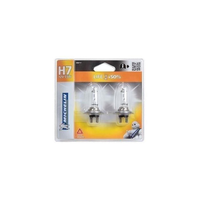 MICHELIN Life + 50% 2 H7 12V 55W MICHELIN Life + 50% 2 H7 12V 55W