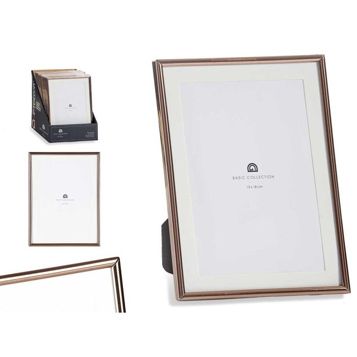 Giftdecor Portafotos Acero Cobre 13x18 cm (Set de 24) Giftdecor Portafotos Acero Cobre 13x18 cm (Set de 24)