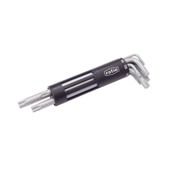 Ratio Juego de 8 Llaves Torx Acodada T10-T50