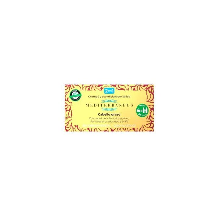 Mediterraneus Champu-Acondicionador Solido Cabello Graso 55 Gr. Mediterraneus Champu-Acondicionador Solido Cabello Graso 55 Gr.