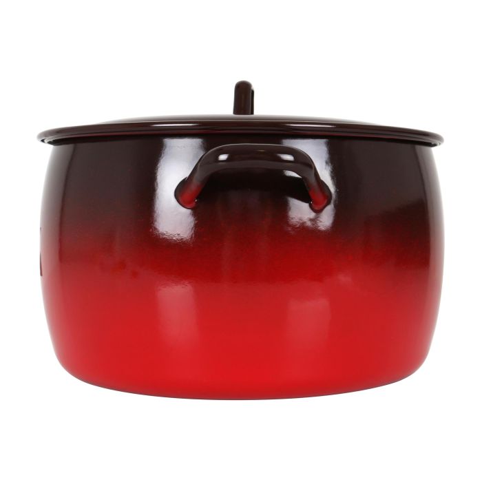 La Estrella Olla Abombada con Tapa 28 cm - 11 L Fuego (2 Unidades) 2