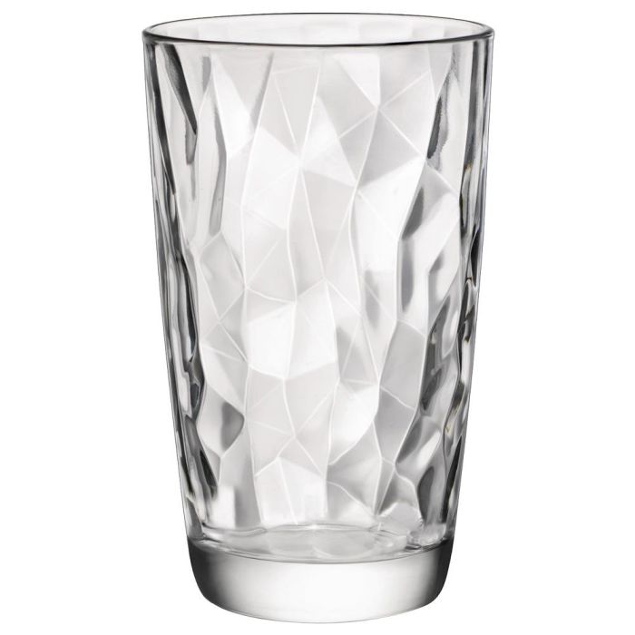 Bormioli Rocco Vaso Alto Diamond Vidrio Transparente 47 cL con Relieve, 1 Pieza, Apto Lavavajillas, Fabricado en Italia Bormioli Rocco Vaso Alto Diamond Vidrio Transparente 47 cL con Relieve, 1 Pieza, Apto Lavavajillas, Fabricado en Italia