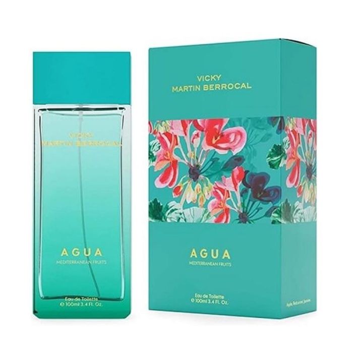 Vicky Martin Berrocal Aguas Eau de Toilette 100 mL - Fragancia mediterránea con notas de jazmín, rosas y vainilla