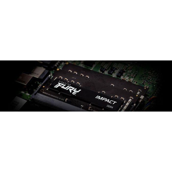 Kingston FURY Impact KF432S20IB/16 Módulo de Memoria RAM 16GB DDR4 3200MHz CL20 1.2V 260-Pin SODIMM para Portátil 13