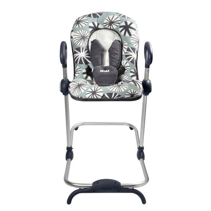 Beaba Hamaca Up & Down Nymphea Bebé - 4 Alturas, 3 Posiciones, Arnés 5 Puntos, Balancín con Freno y Asiento Confortable 3