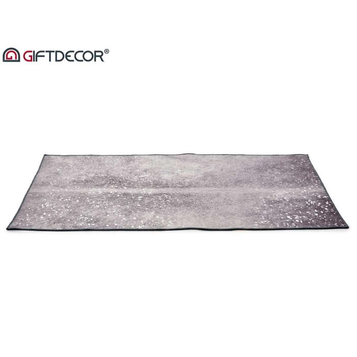 Alfombra Gris 133X190Cm Con Manchas Plateadas Giftdecor (9 Unidades) 3 Alfombra Gris 133X190Cm Con Manchas Plateadas Giftdecor (9 Unidades) 3