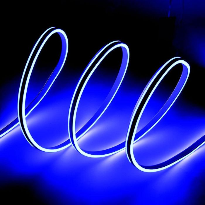 Tira LED Manguera "Neon Flex" 6W 6000ºK 220VAC 8x18mm Doble 120xSMD2835 6W/M x1M 40.000H  [HO-NSPVC8x16DOY220CW] 41