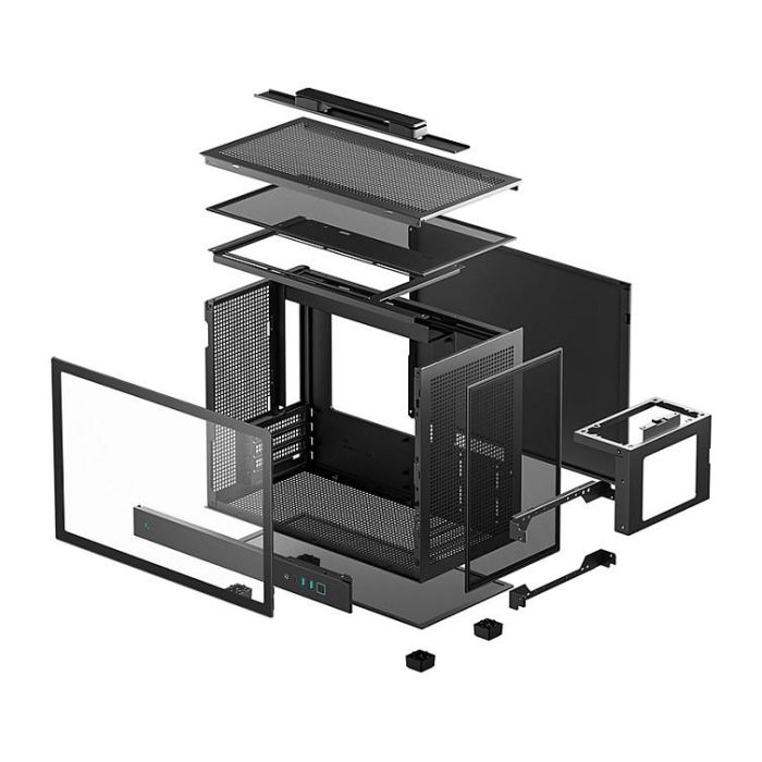 DeepCool CH160 PLUS Caja PC SFF Negro ABS/Vidrio Templado/SPCC 10 DeepCool CH160 PLUS Caja PC SFF Negro ABS/Vidrio Templado/SPCC 10