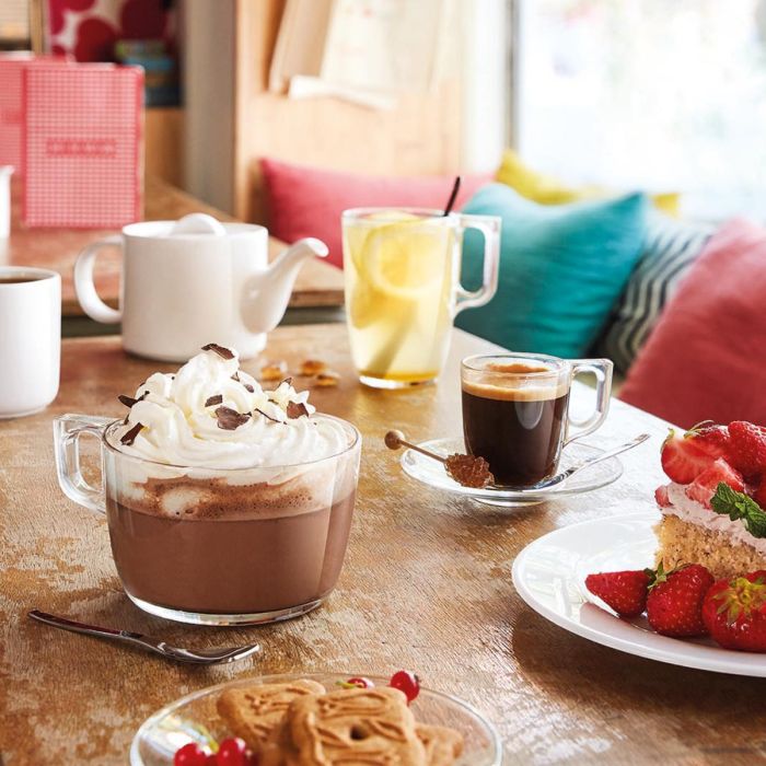 Set 6 Mugs Vidrio Voluto Arcoroc 40 cL 2 Set 6 Mugs Vidrio Voluto Arcoroc 40 cL 2