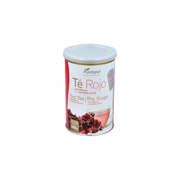 PLANTAPOL Té Pu-Erh Soluble 200g con L-Carnitina, CLA e Hibisco. Ayuda a perder peso.