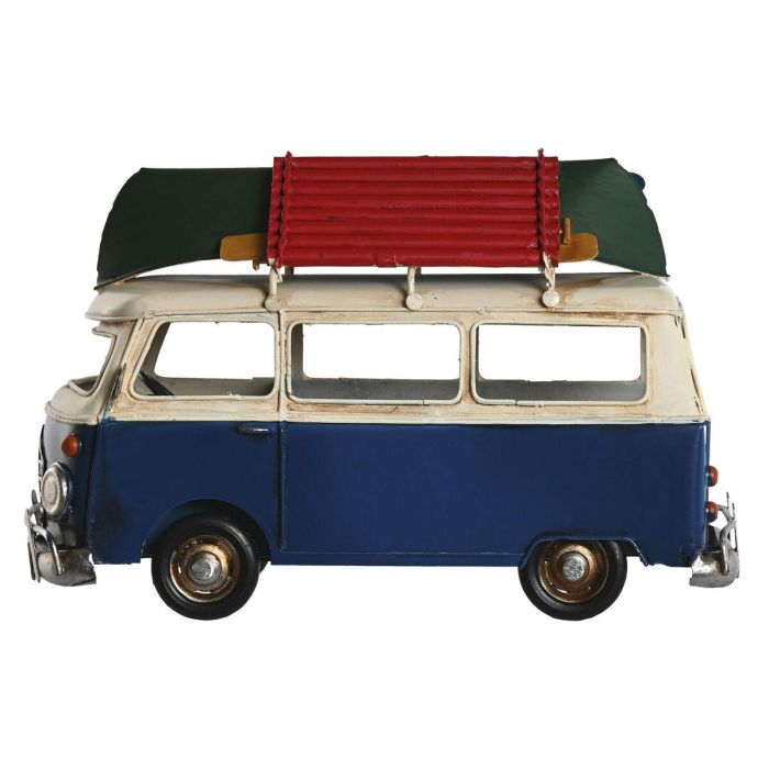 Figura Decorativa Home ESPRIT Azul Rojo Azul marino 28 x 13,5 x 17,5 cm (3 Unidades) 1