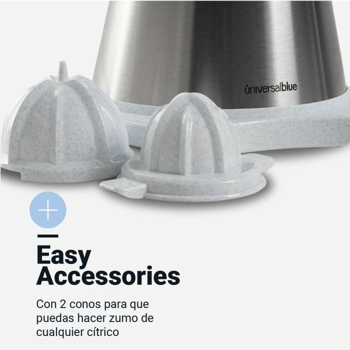 Exprimidor Eléctrico Universal Blue JUICY Blanco Acero 300 W 1 Exprimidor Eléctrico Universal Blue JUICY Blanco Acero 300 W 1