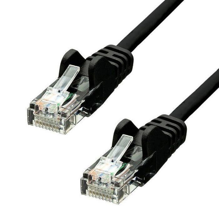 ProXtend CAT5e U/UTP CCA PVC Ethernet Cable Black 20cm ProXtend CAT5e U/UTP CCA PVC Ethernet Cable Black 20cm