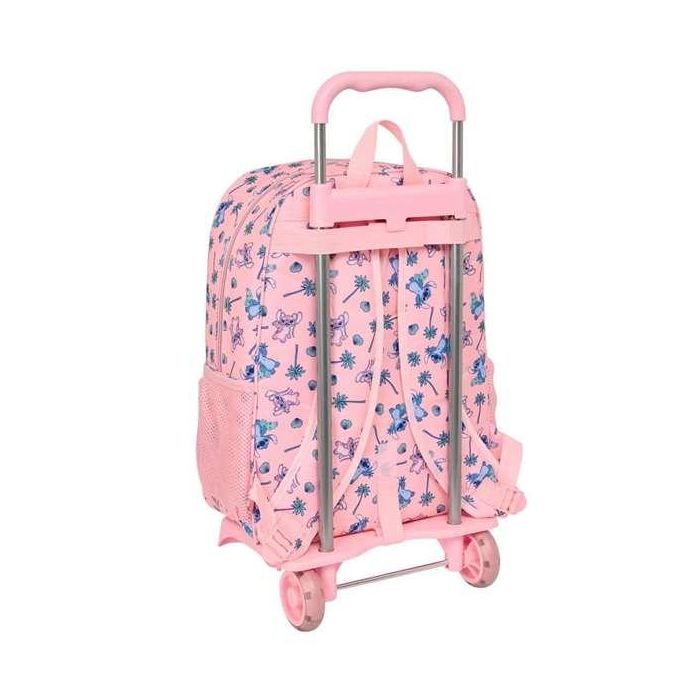 Safta 180+905 Mochila Escolar con Carro Stitch "Beach" de 33x42x14 cm para Niños +3 Años 1