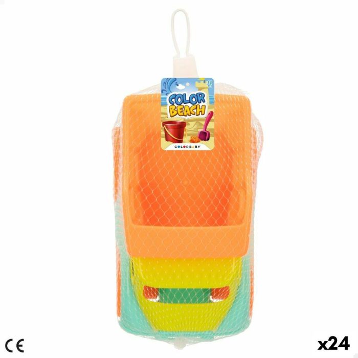 Camión Volquete Colorbaby 18 cm Playa Plástico (24 Unidades) 4 Camión Volquete Colorbaby 18 cm Playa Plástico (24 Unidades) 4
