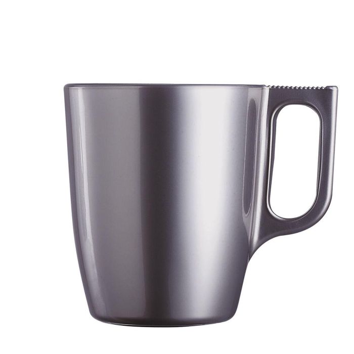 Taza Mug Luminarc Flashy Morado 250 ml Vidrio (6 Unidades) 3