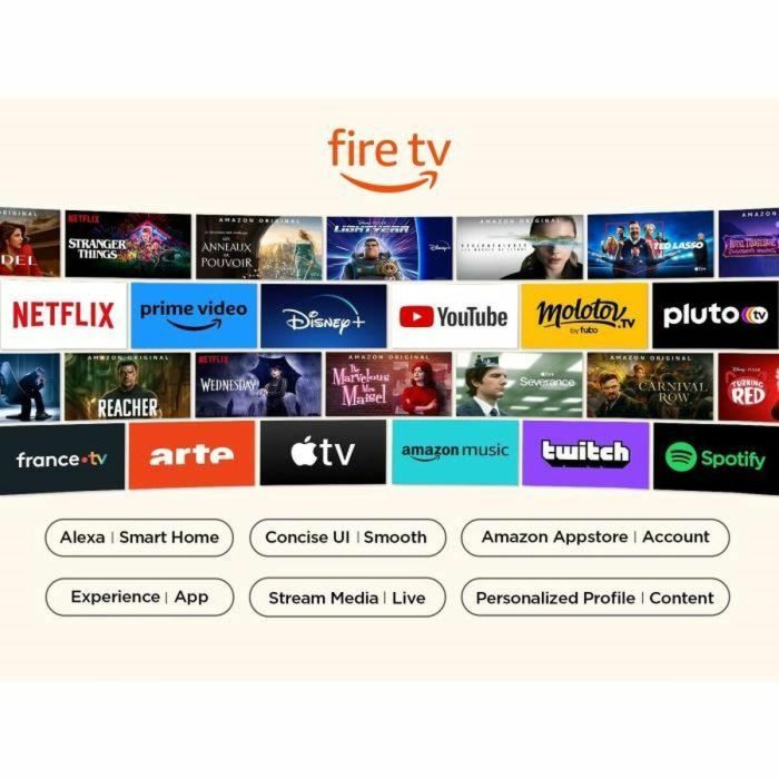 TCL 32SF540 - TV LED 32 (80 cm) - Full HD 1980 x 1080 - TV conectada FIRE TV - HDR - 2 x HDMI 1