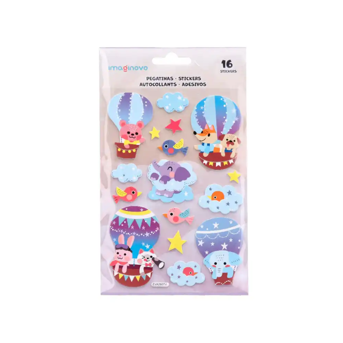 Imaginovo Pegatinas Magic Dreams Globo con Relieve 210x130 mm en Blister 1