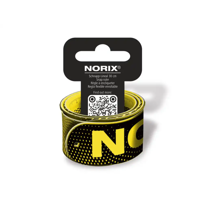 Staedtler Regla Norix 565 30 Flexible Enrollable 30 cm, 2 en 1 (Regla y Pulsera), Color Surtido (Amarillo, Coral, Turquesa) - Expositor de 12 Unidades 2