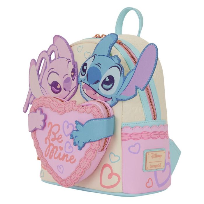 Mochila Be Mine Angel & Stitch Disney Loungefly 1