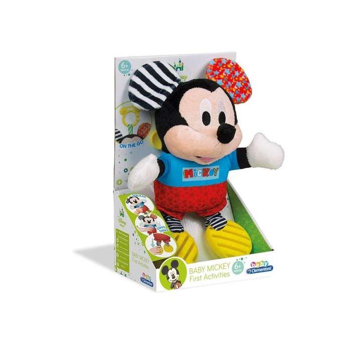Clementoni Sonajero Mickey Peluche Texturas Con Mordedor 18x28x11 cm 11