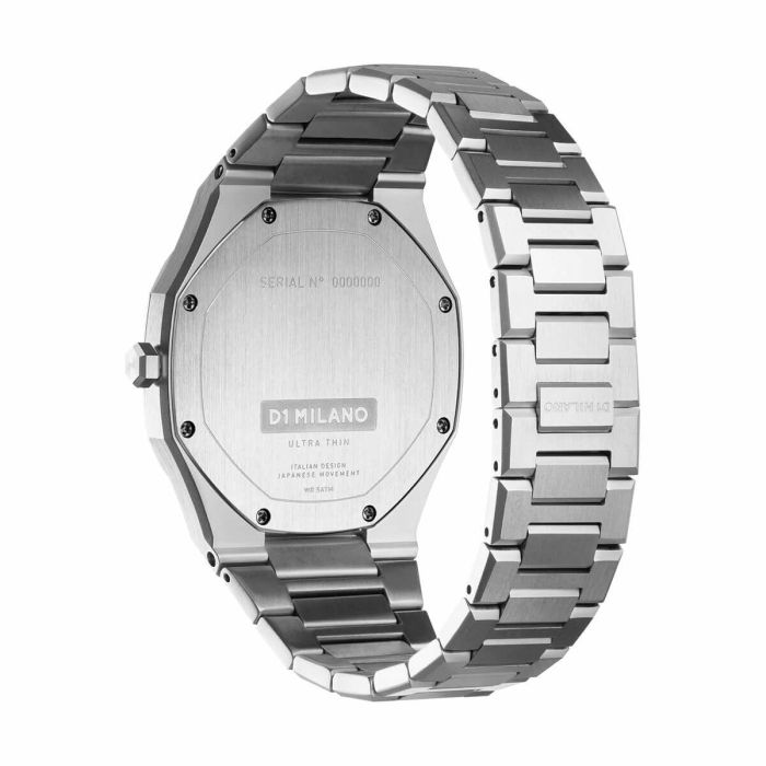 Reloj Hombre D1 Milano SCARABEO Verde Plateado (Ø 40 mm) 1 Reloj Hombre D1 Milano SCARABEO Verde Plateado (Ø 40 mm) 1