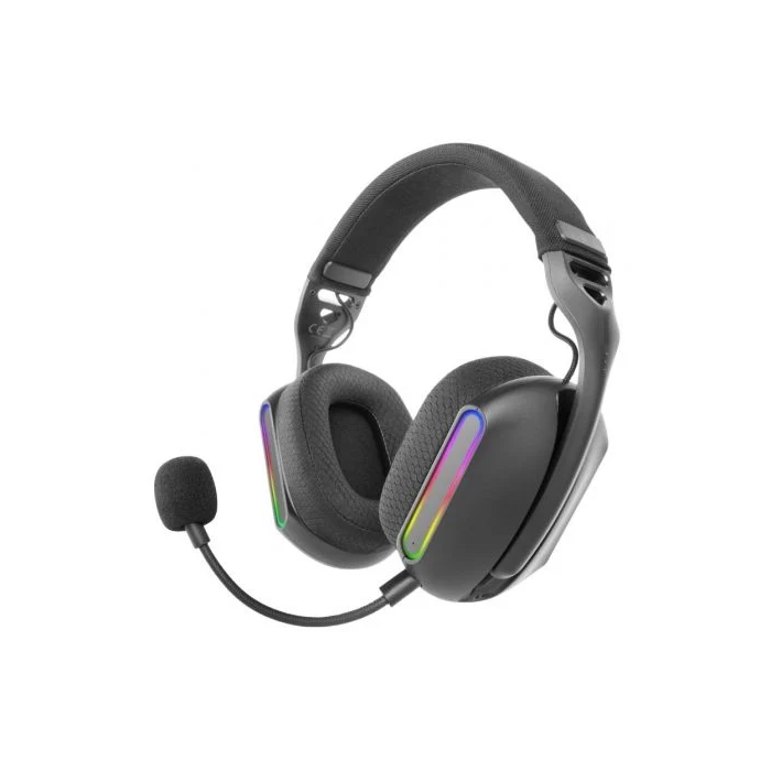Mars Gaming MHWPRO Auriculares Gaming Inalámbricos con Micrófono Tri-mode (2.4GHz, Bluetooth 5.3, Jack 3.5mm) Negros 1