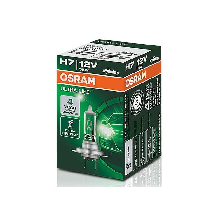 Halogen Osram Ultra Life H7 12 V 55 W OS64210ULT 1 Halogen Osram Ultra Life H7 12 V 55 W OS64210ULT 1
