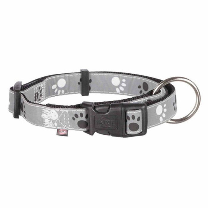 Collar para Perro Trixie Silver Reflect Negro Gris L/XL 40-65 cm 1 Collar para Perro Trixie Silver Reflect Negro Gris L/XL 40-65 cm 1