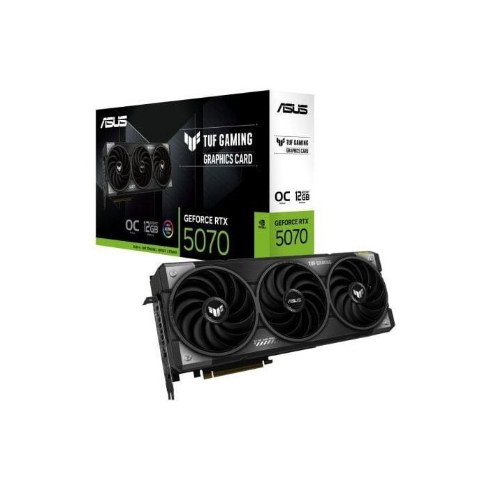 Asus TUF-RTX5070-O12G-GAMING Tarjeta Gráfica GeForce RTX 5070 12GB GDDR7 OC Edition