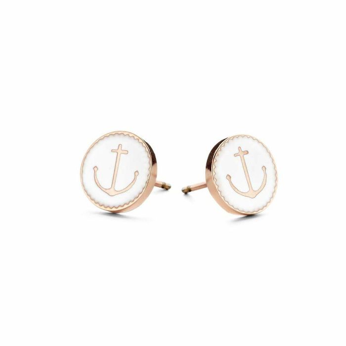 Pendientes Mujer CO88 Collection 8CE-70020 Blanco Oro Rosa 1 Pendientes Mujer CO88 Collection 8CE-70020 Blanco Oro Rosa 1