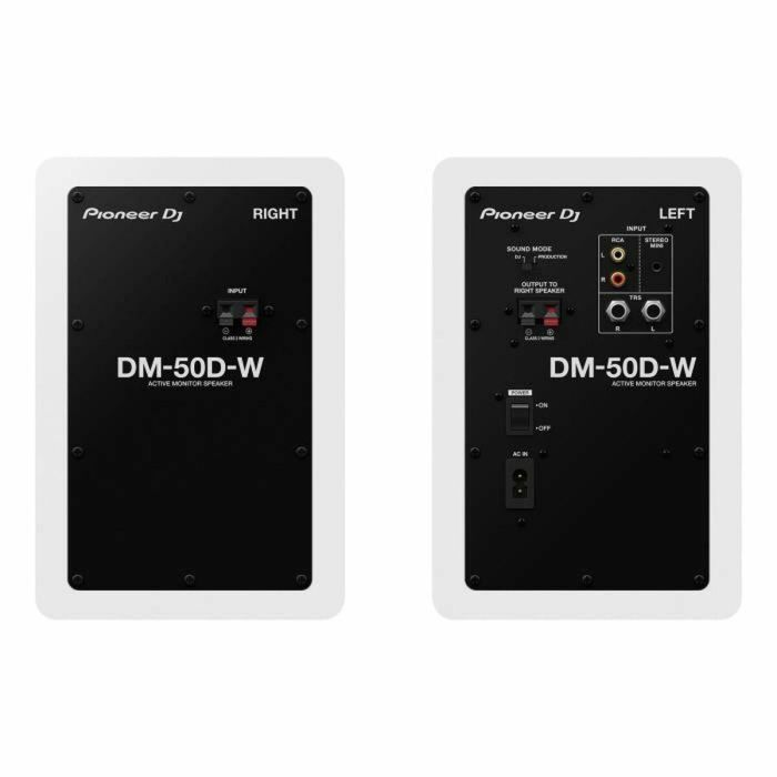Pioneer DJ DM-50D-W Altavoces de Monitorización Bass Reflex 2x25W Modo DJ o Producción Blanco 1 Pioneer DJ DM-50D-W Altavoces de Monitorización Bass Reflex 2x25W Modo DJ o Producción Blanco 1