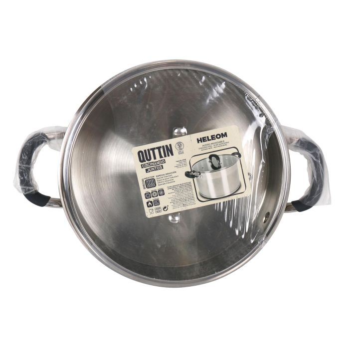Cacerola baja acero inoxidable 24 cm 2.2L Quttin (4 Unidades) 1 Cacerola baja acero inoxidable 24 cm 2.2L Quttin (4 Unidades) 1
