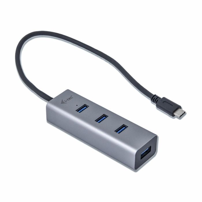 Hub USB i-Tec C31HUBMETAL403 USB x 4 Gris 1