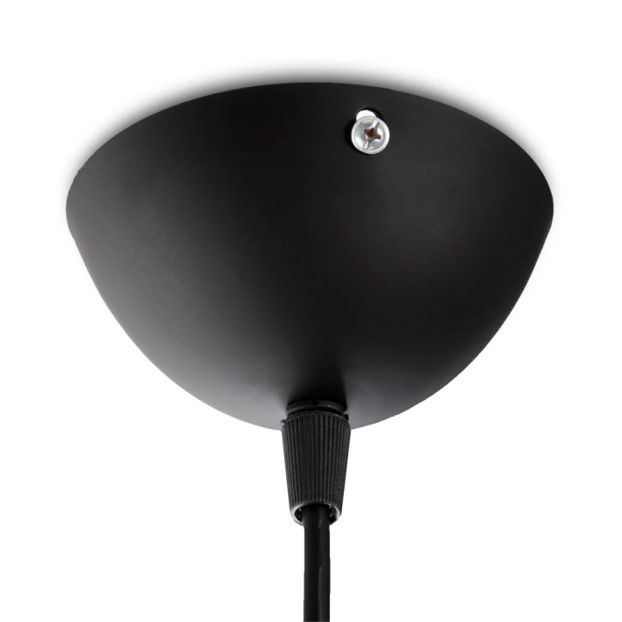 Lámpara Colgante Angelina SKD-P012-B Diseño Minimalista Negro Cobre Metal Vintage Retro Industrial