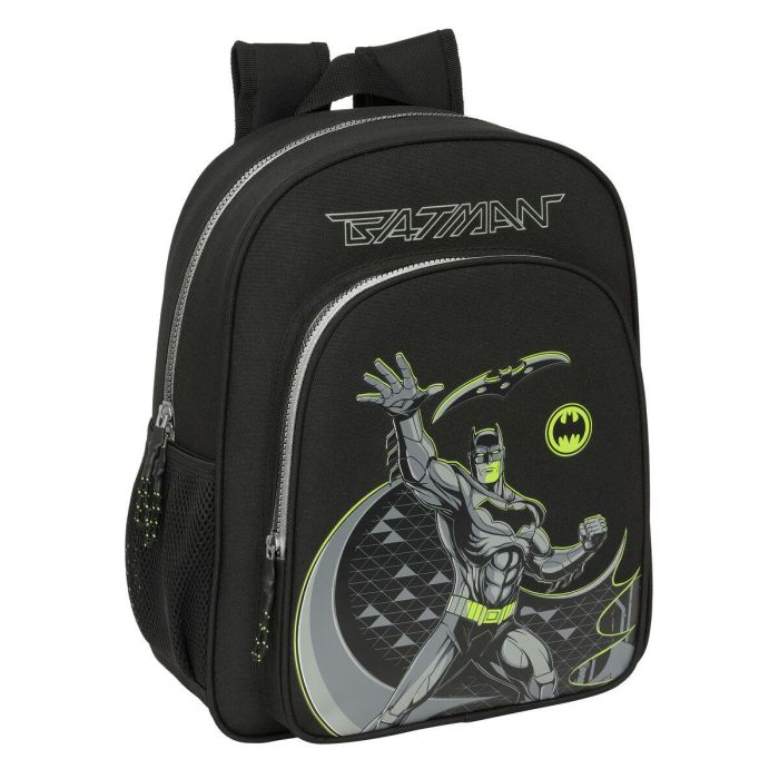 Mochila Escolar Batman Game over Negro 32 x 38 x 12 cm