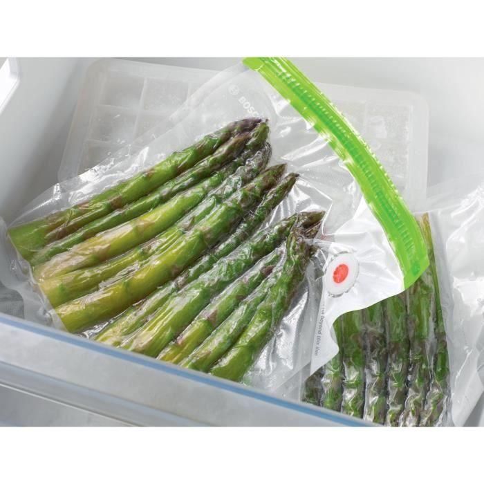 BOSCH 1 caja de vacío con bandeja de goteo (1,0 l) - 3 bolsas de congelador (1,2 l) - 3 bolsas de congelador (3,8 l) -500 bar 5 BOSCH 1 caja de vacío con bandeja de goteo (1,0 l) - 3 bolsas de congelador (1,2 l) - 3 bolsas de congelador (3,8 l) -500 bar 5