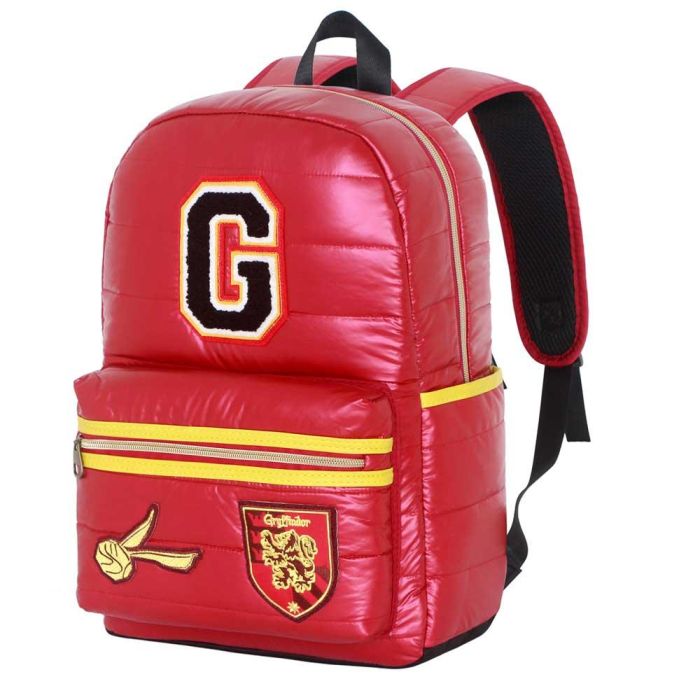 Harry Potter Mochila Urbana Acolchada Rojo - Un Compartimento, Bolsillo Frontal, 15.5L Harry Potter Mochila Urbana Acolchada Rojo - Un Compartimento, Bolsillo Frontal, 15.5L