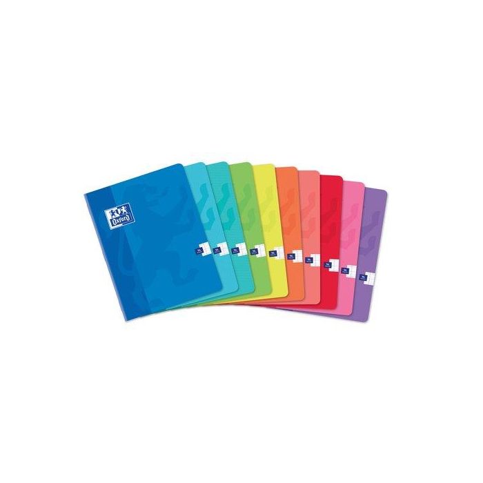 Libreta Oxford A5 48 Hjs. Seyes (Milimetrado Frances) Surtido (6 Col.) 10 unidades