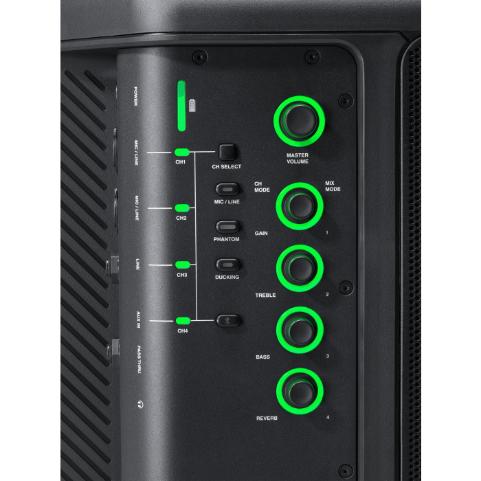 JBLPRO Eon One Compact Altavoz Portátil Profesional, Woofer de 8 Pulgadas, 112 dB, 17.6 lbs, Bluetooth, Mezclador Integrado 7