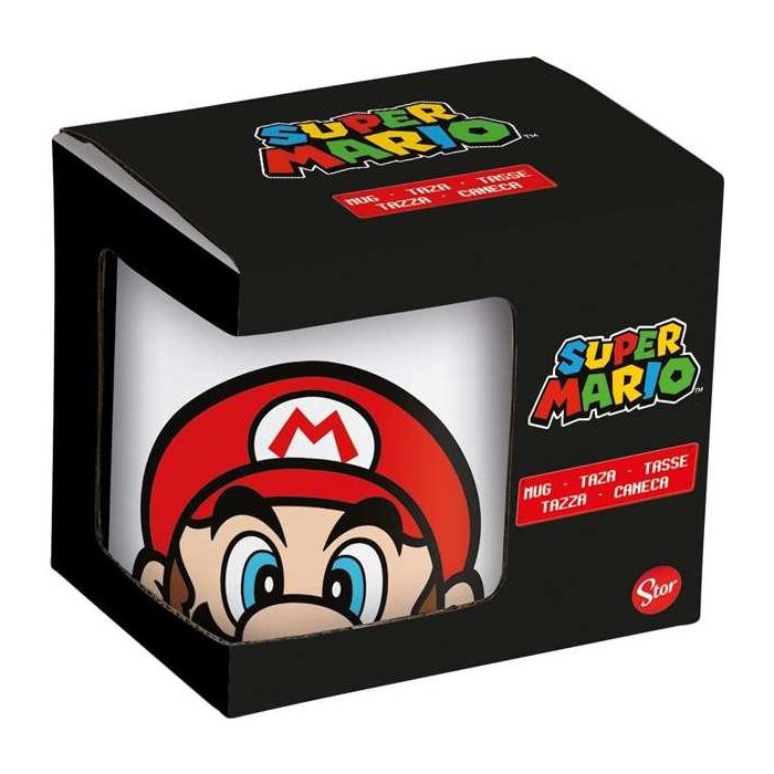 Taza ceramica super mario en caja regalo 325 ml - modelos surtidos Taza ceramica super mario en caja regalo 325 ml - modelos surtidos