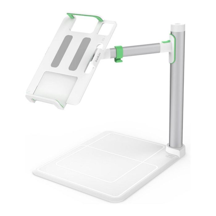 Belkin EDC001 Carro para Administración de Tabletas, Blanco, para Pantallas de 7 a 12.9 Pulgadas, Giratorio y con Gestión de Cables 1 Belkin EDC001 Carro para Administración de Tabletas, Blanco, para Pantallas de 7 a 12.9 Pulgadas, Giratorio y con Gestión de Cables 1