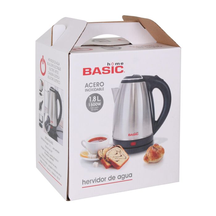 Basic Home Hervidor de Agua 1.8L 1500W - 16 x 23 x 21 cm (6 Unidades) 3 Basic Home Hervidor de Agua 1.8L 1500W - 16 x 23 x 21 cm (6 Unidades) 3