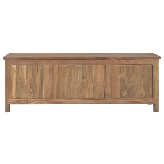 DKD Home Decor Mueble TV Balinés de Madera Teca Reciclada y Ratán 140 x 45 x 50 cm 9 DKD Home Decor Mueble TV Balinés de Madera Teca Reciclada y Ratán 140 x 45 x 50 cm 9