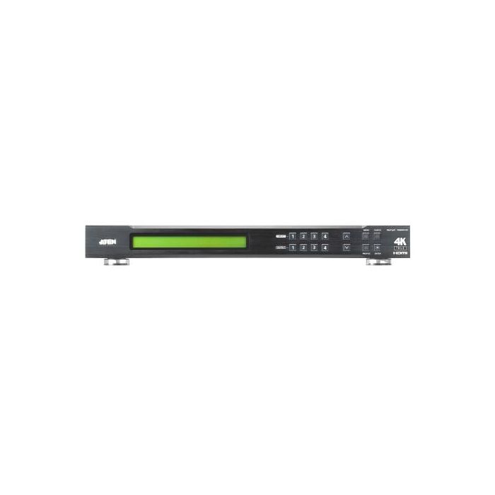 Aten VM0404HB Conmutador HDMI Matrix True 4K, HDCP 2.2, 3D, 4K @ 60Hz (4:4:4), Deep Color, CEC, Control RS-232, Ethernet, IR 2
